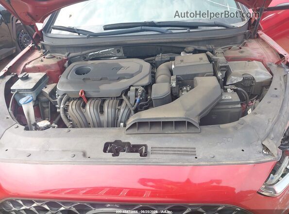 5NPE34AF3KH740378 2019 HYUNDAI SONATA Red Vista trasera