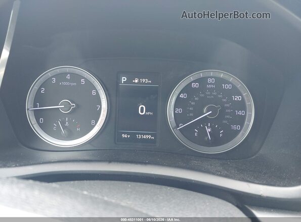5NPE34AF3KH771310 2019 HYUNDAI SONATA Синий Вид задних сидений