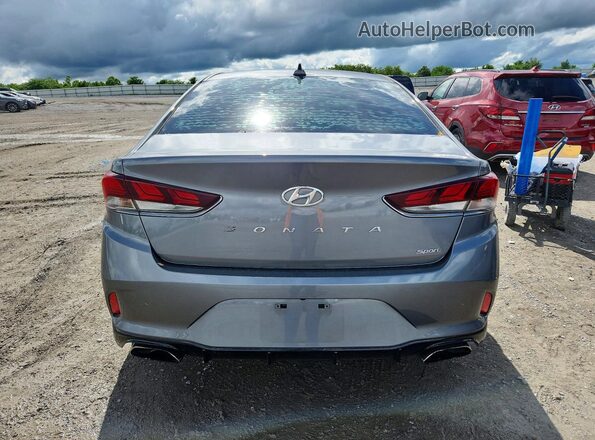 5NPE34AF3KH772229 2019 HYUNDAI SONATA Gray 