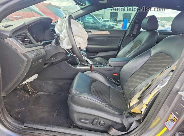 5NPE34AF3KH772229 2019 HYUNDAI SONATA Gray 