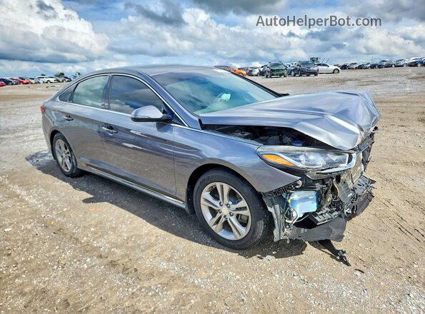 5NPE34AF3KH772229 2019 HYUNDAI SONATA Gray 
