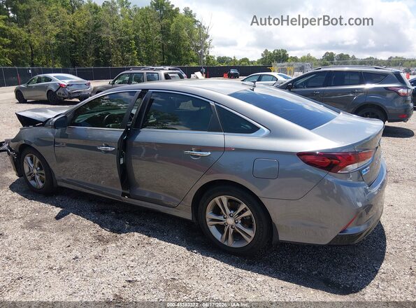5NPE34AF3KH783991 2019 HYUNDAI SONATA Серый Задняя левая четверть