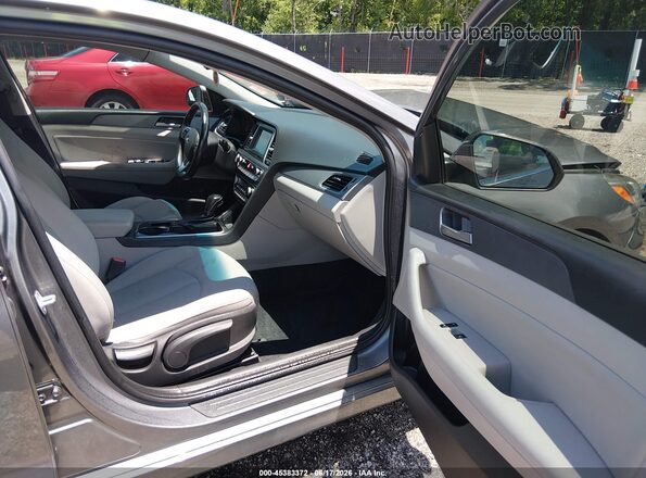 5NPE34AF3KH783991 2019 HYUNDAI SONATA Серый Вид салона спереди