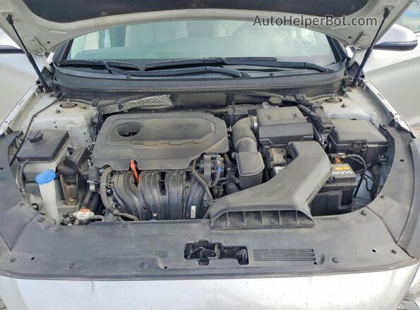 5NPE34AF3KH814110 2019 HYUNDAI SONATA Silver Vista interior trasera