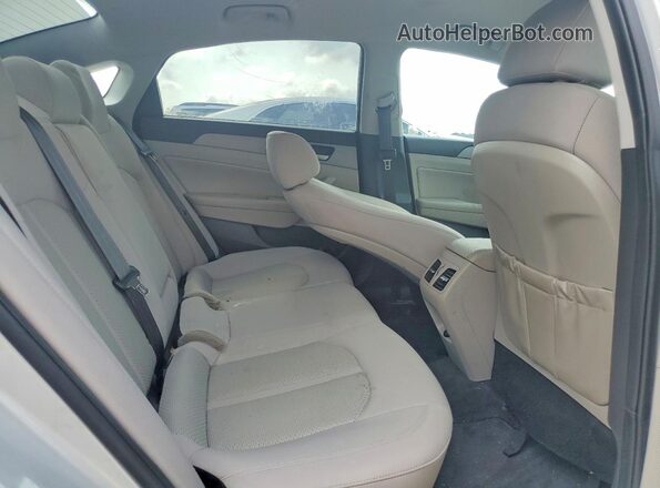 5NPE34AF3KH814110 2019 HYUNDAI SONATA Silver Vista de los asientos traseros