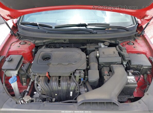 5NPE34AF3KH815127 2019 HYUNDAI SONATA Red Widok z tyłu