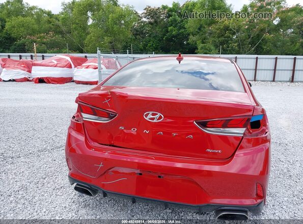 5NPE34AF3KH815127 2019 HYUNDAI SONATA Red 