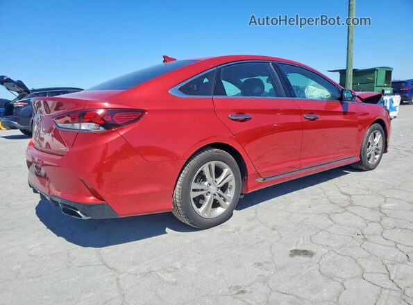 5NPE34AF3KH815807 2019 HYUNDAI SONATA Red 