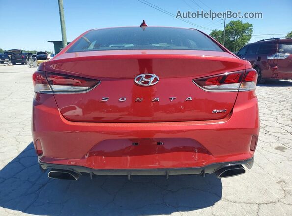 5NPE34AF3KH815807 2019 HYUNDAI SONATA Red 