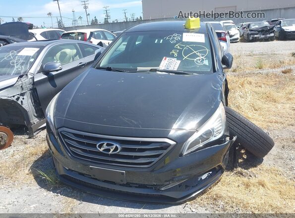 5NPE34AF4GH336710 2016 HYUNDAI SONATA Black 