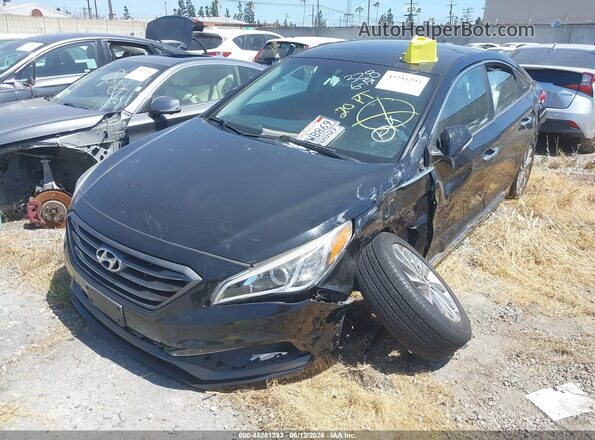 5NPE34AF4GH336710 2016 HYUNDAI SONATA Black 