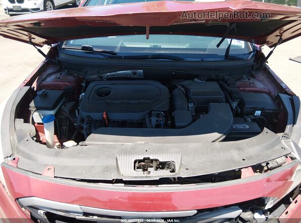 5NPE34AF4GH423006 2016 HYUNDAI SONATA Red Вид ззаду