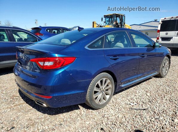 5NPE34AF4GH426651 2016 HYUNDAI SONATA Blue 