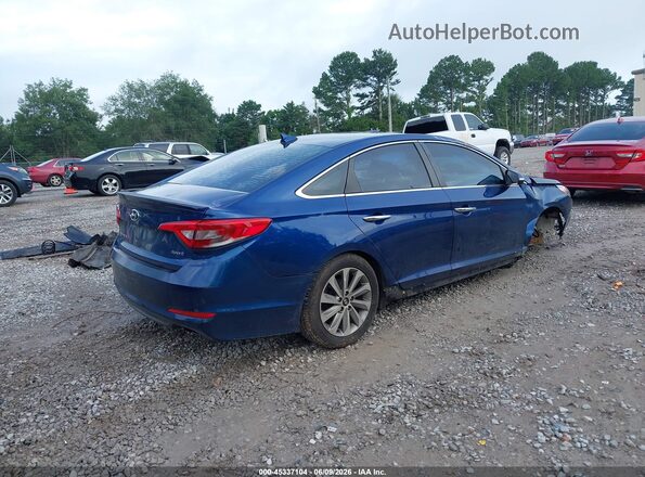 5NPE34AF4HH441054 2017 HYUNDAI SONATA Blue Trasero derecho