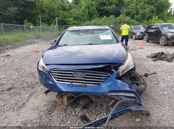 5NPE34AF4HH441054 2017 HYUNDAI SONATA Blue Vista del salpicadero