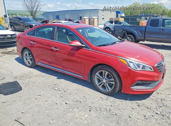 5NPE34AF4HH457173 2017 HYUNDAI SONATA Red 