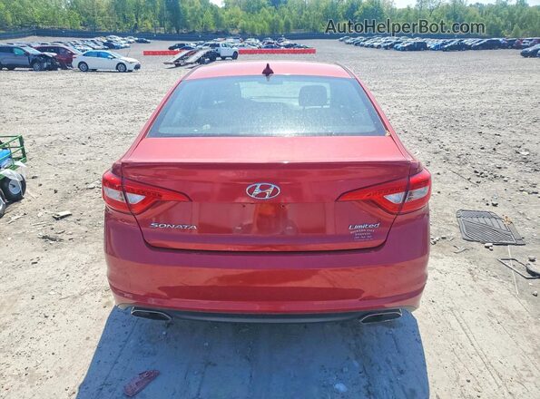 5NPE34AF4HH457173 2017 HYUNDAI SONATA Red 