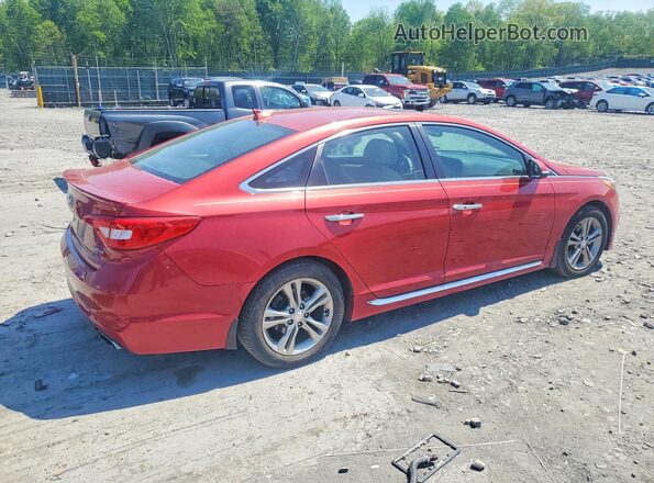 5NPE34AF4HH457173 2017 HYUNDAI SONATA Red 