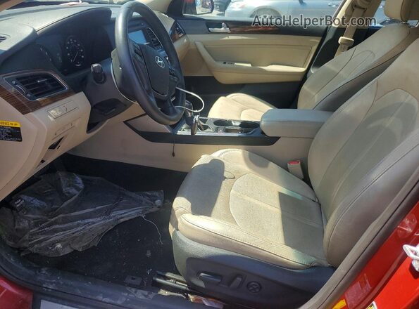 5NPE34AF4HH457173 2017 HYUNDAI SONATA Red 