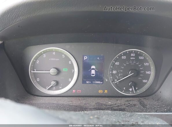 5NPE34AF4HH457724 2017 HYUNDAI SONATA Gray Widok tylnych siedzeń