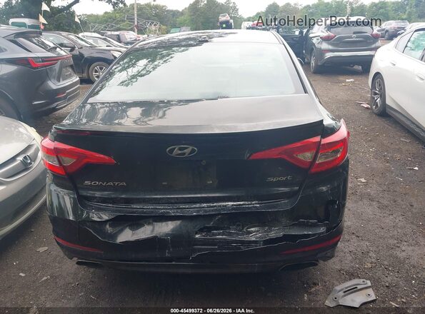 5NPE34AF4HH466858 2017 HYUNDAI SONATA Black Դիմացի տեսք
