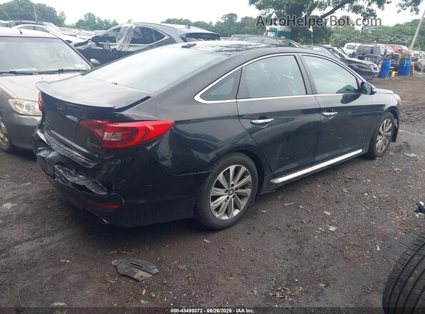 5NPE34AF4HH466858 2017 HYUNDAI SONATA Black Հետևի աջ