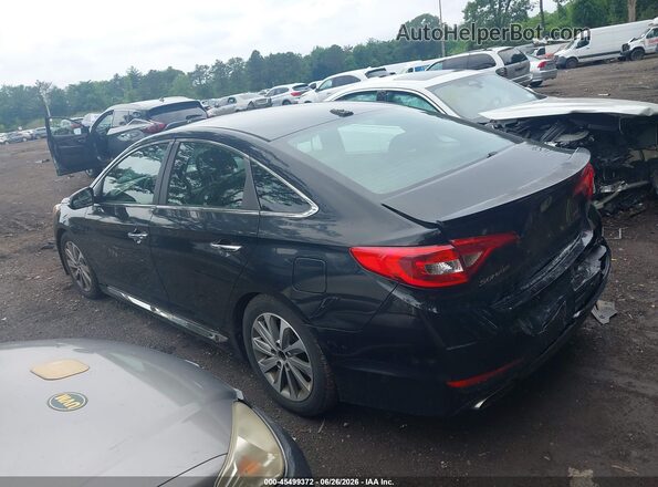 5NPE34AF4HH466858 2017 HYUNDAI SONATA Black Սալոնի հետևի տեսք