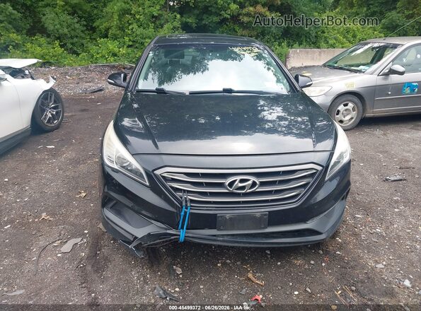 5NPE34AF4HH466858 2017 HYUNDAI SONATA Black Առջևի վահանակի տեսք