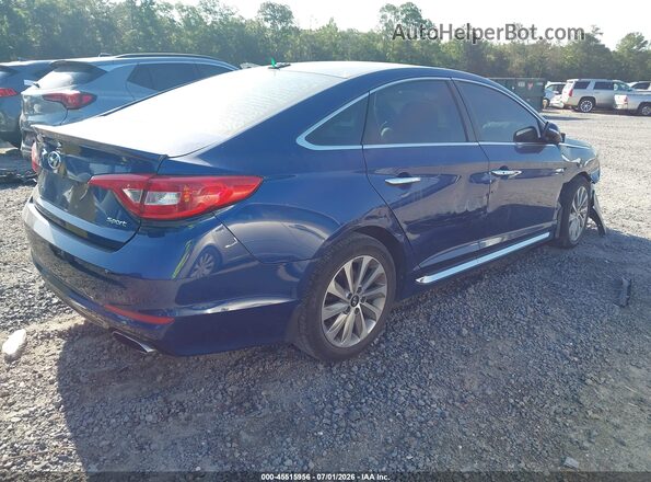 5NPE34AF4HH489282 2017 HYUNDAI SONATA Blue Trasero derecho