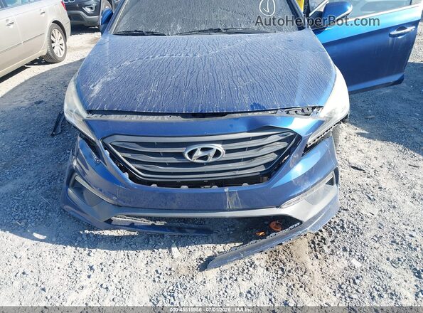 5NPE34AF4HH489282 2017 HYUNDAI SONATA Blue Vista frontal
