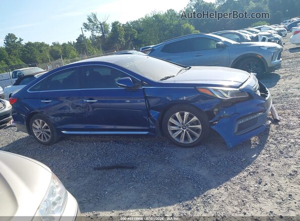 5NPE34AF4HH489282 2017 HYUNDAI SONATA Blue Vista interior trasera