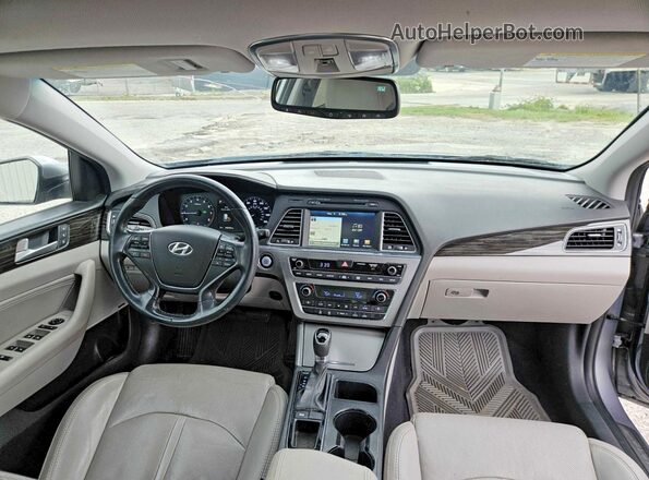5NPE34AF4HH497740 2017 HYUNDAI SONATA Gray 