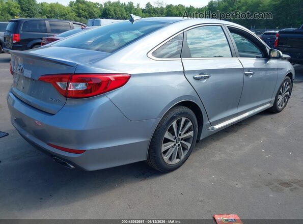 5NPE34AF4HH510406 2017 HYUNDAI SONATA Silver Rear right