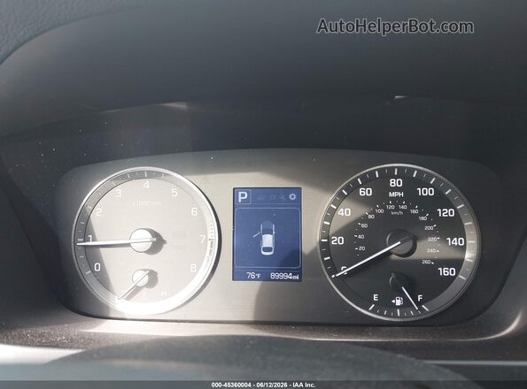 5NPE34AF4HH529425 2017 HYUNDAI SONATA Silver Widok tylnych siedzeń