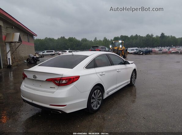 5NPE34AF4HH555586 2017 HYUNDAI SONATA White Задня права чверть