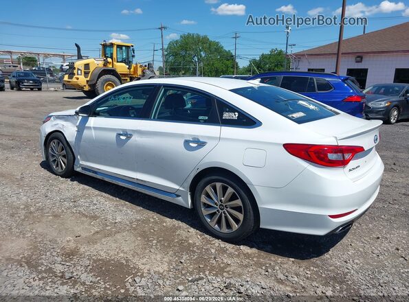 5NPE34AF4HH575322 2017 HYUNDAI SONATA White Rear left