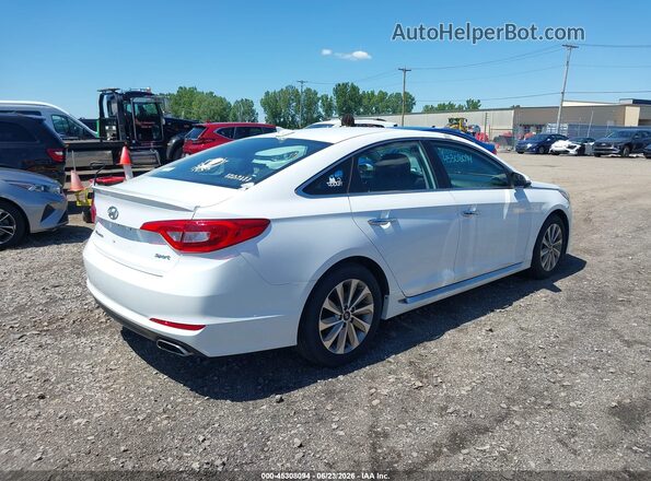 5NPE34AF4HH575322 2017 HYUNDAI SONATA White Rear right