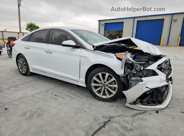 5NPE34AF4HH583114 2017 HYUNDAI SONATA White Przód prawy