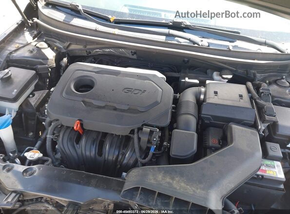 5NPE34AF4JH603660 2018 HYUNDAI SONATA Black Вид ззаду