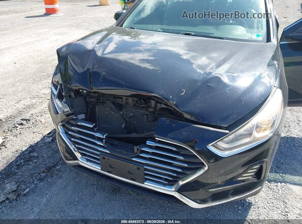 5NPE34AF4JH603660 2018 HYUNDAI SONATA Black Вид спереду