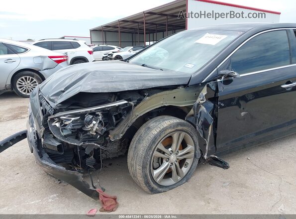 5NPE34AF4JH658884 2018 HYUNDAI SONATA Черный Вид спереди