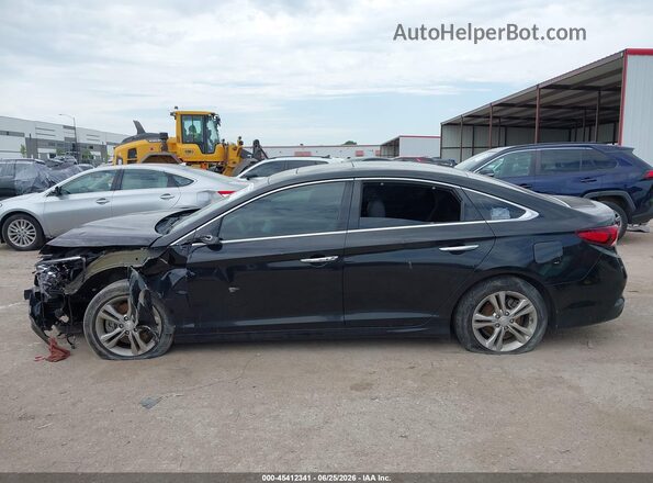 5NPE34AF4JH658884 2018 HYUNDAI SONATA Черный Панорамный вид салона 360°