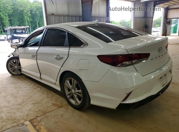 5NPE34AF4JH667729 2018 HYUNDAI SONATA White Trasero izquierdo
