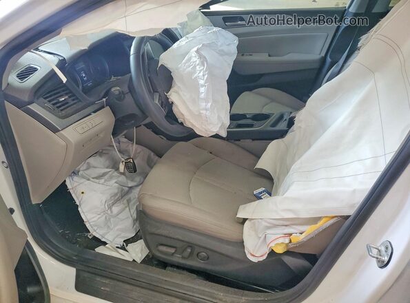 5NPE34AF4JH667729 2018 HYUNDAI SONATA White Vista interior delantera