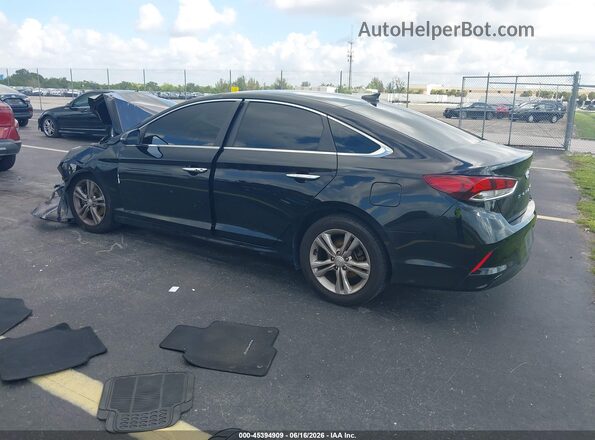 5NPE34AF4KH788102 2019 HYUNDAI SONATA Черный Задняя левая четверть