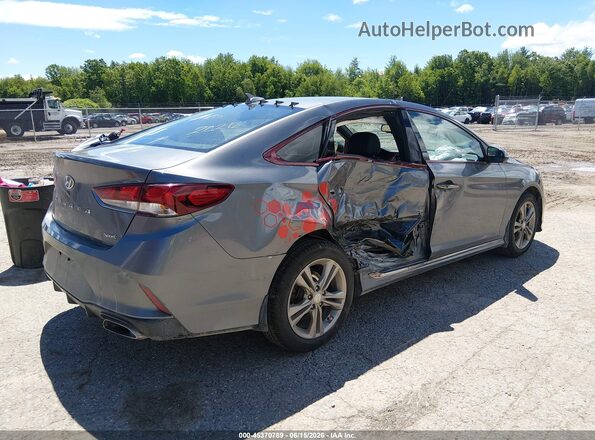 5NPE34AF4KH818618 2019 HYUNDAI SONATA Серый Задняя правая четверть