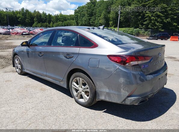 5NPE34AF4KH818618 2019 HYUNDAI SONATA Серый Задняя левая четверть