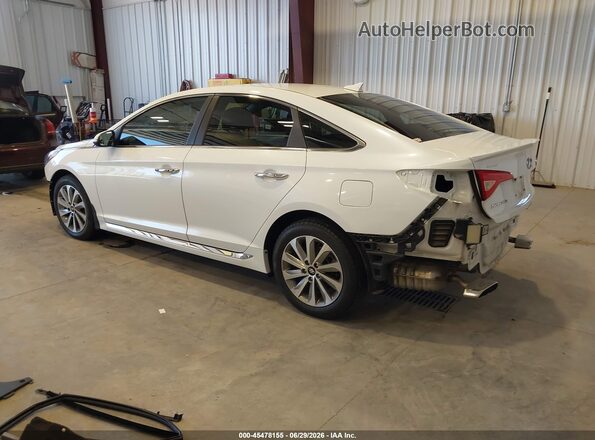 5NPE34AF5GH271947 2016 HYUNDAI SONATA White Rear left