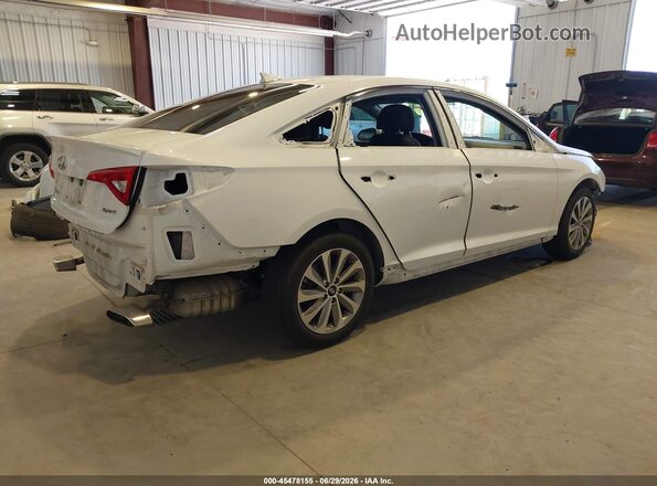 5NPE34AF5GH271947 2016 HYUNDAI SONATA White Rear right