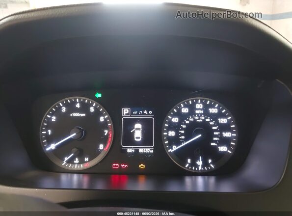 5NPE34AF5GH288179 2016 HYUNDAI SONATA Серебряный Вид задних сидений